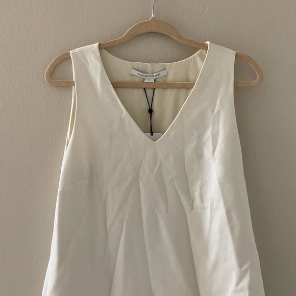 NWT Diane Von Furstenberg Jenn Sleeveless Ivory Dress Size 10 - Picture 8 of 8
